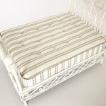 Miniature Dollhouse Mattress, Beige and Grey