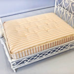 Miniature Dollhouse Mattress, Yellow and White